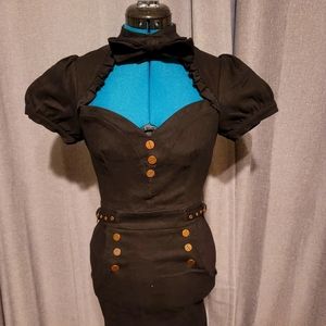 Jawbreaker size S black wiggle dress